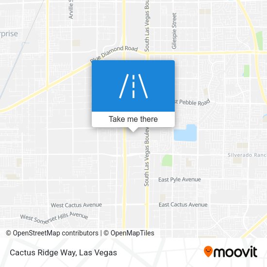 Mapa de Cactus Ridge Way