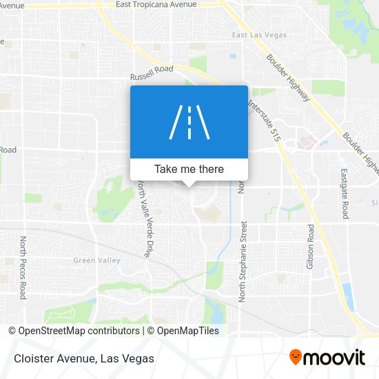 Mapa de Cloister Avenue