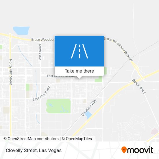 Clovelly Street map