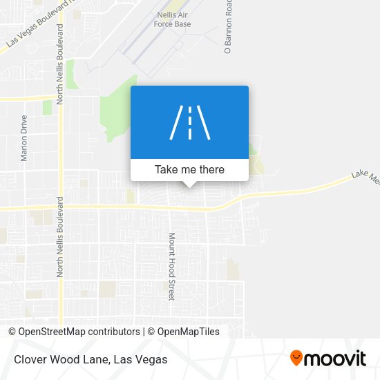 Clover Wood Lane map