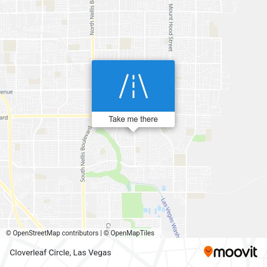 Cloverleaf Circle map