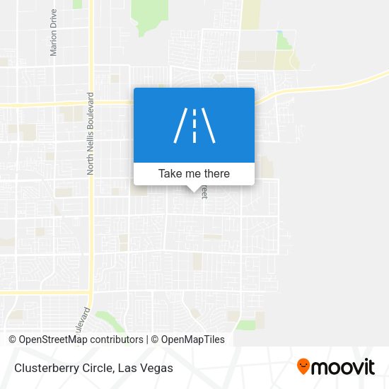 Clusterberry Circle map
