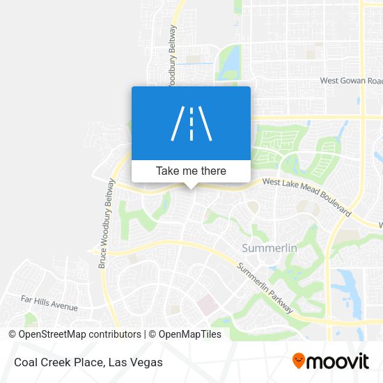 Coal Creek Place map