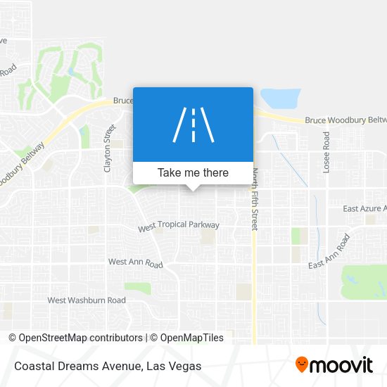 Coastal Dreams Avenue map
