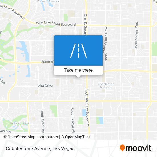 Cobblestone Avenue map