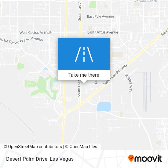 Desert Palm Drive map