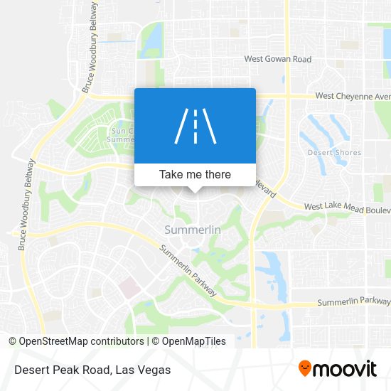 Mapa de Desert Peak Road