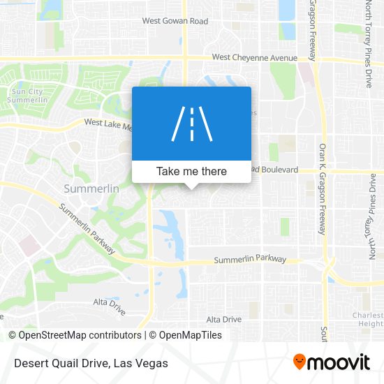 Desert Quail Drive map