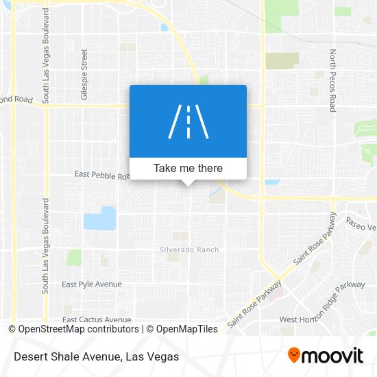 Mapa de Desert Shale Avenue