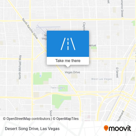 Mapa de Desert Song Drive