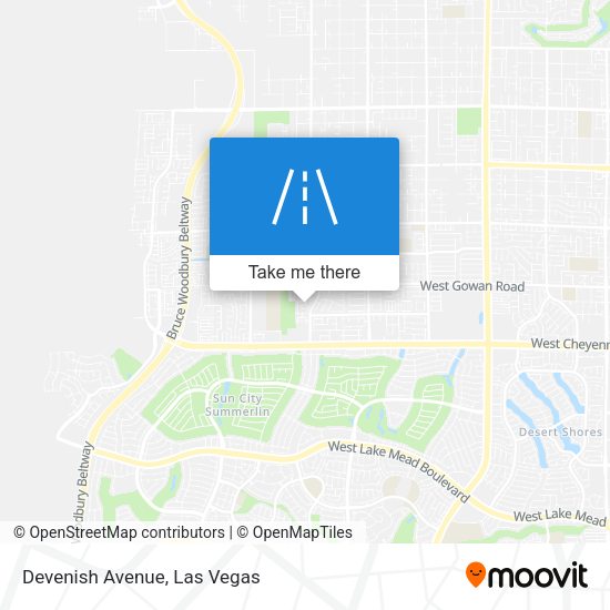 Devenish Avenue map