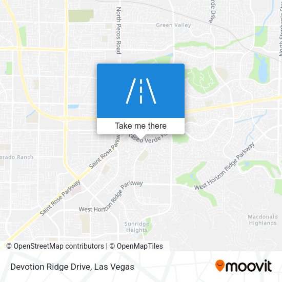 Devotion Ridge Drive map