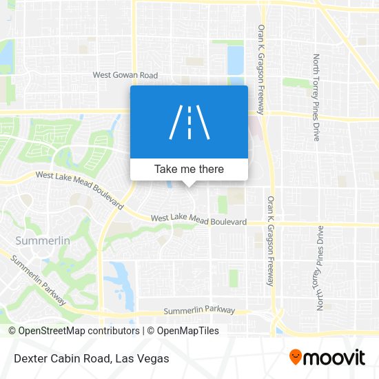 Dexter Cabin Road map