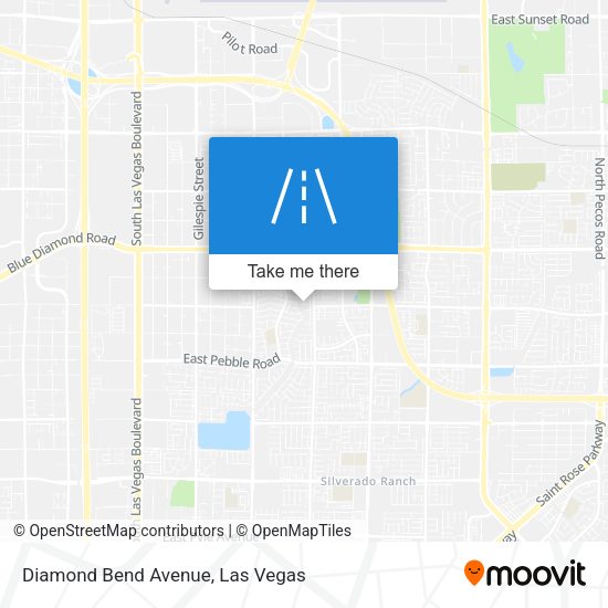 Diamond Bend Avenue map
