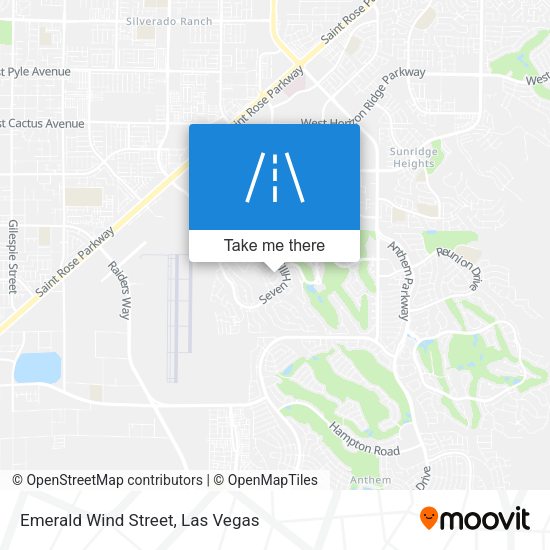 Emerald Wind Street map