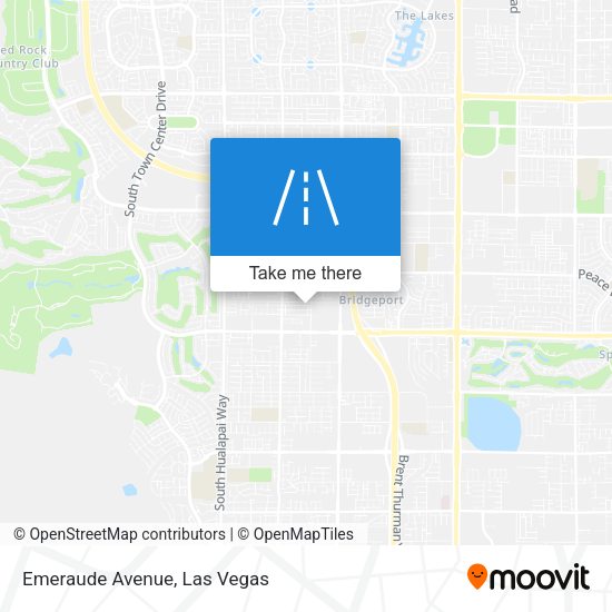 Mapa de Emeraude Avenue