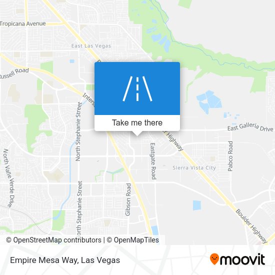 Empire Mesa Way map