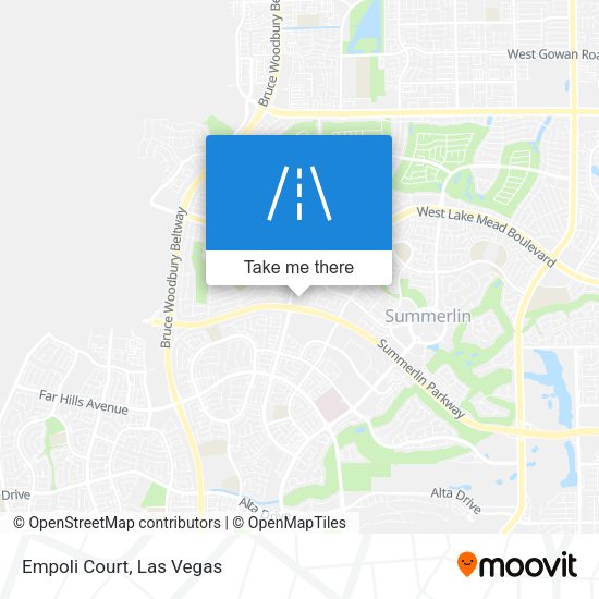 Mapa de Empoli Court