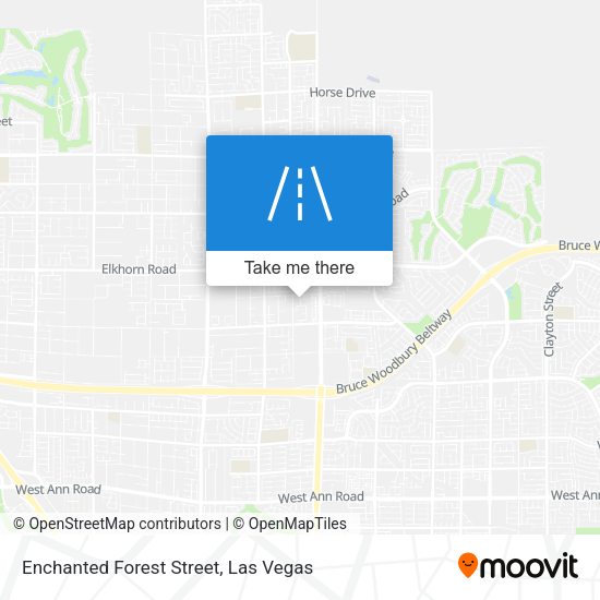 Mapa de Enchanted Forest Street