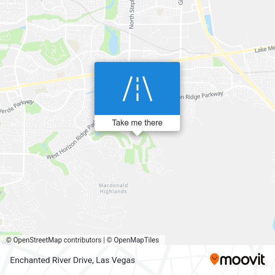 Enchanted River Drive map