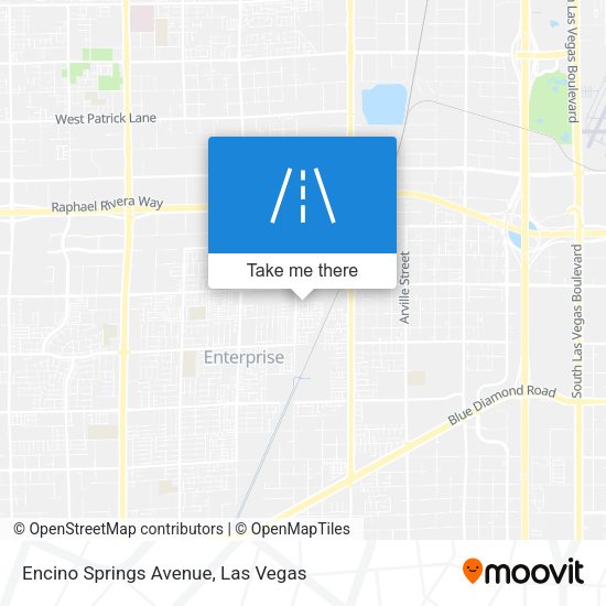 Mapa de Encino Springs Avenue