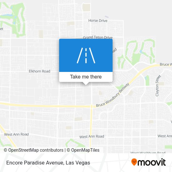 Mapa de Encore Paradise Avenue