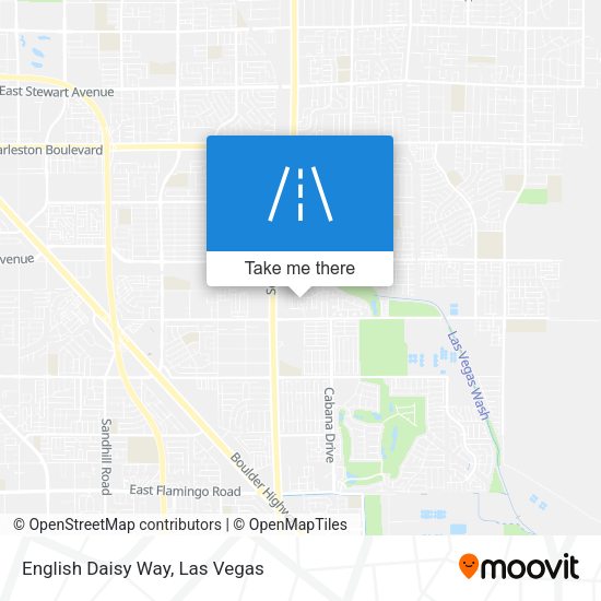 Mapa de English Daisy Way