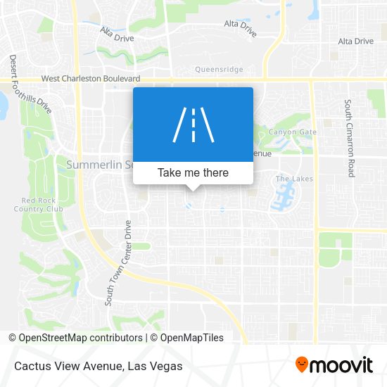 Cactus View Avenue map