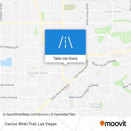 Mapa de Cactus Wren Trail