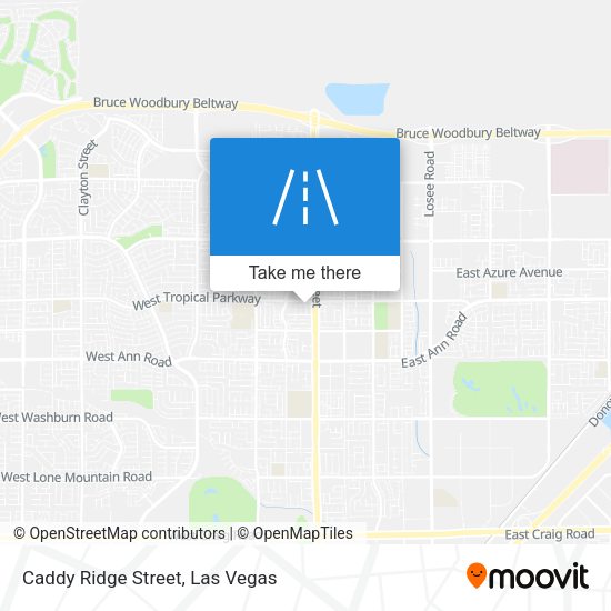 Mapa de Caddy Ridge Street