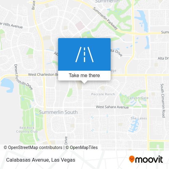 Calabasas Avenue map