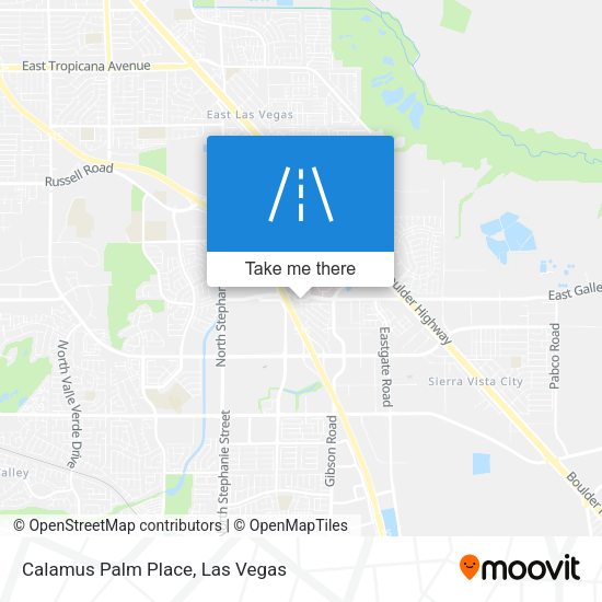 Calamus Palm Place map