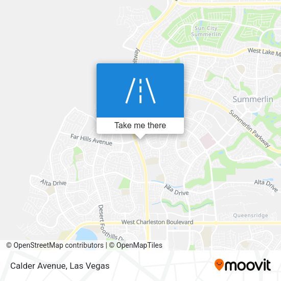 Mapa de Calder Avenue