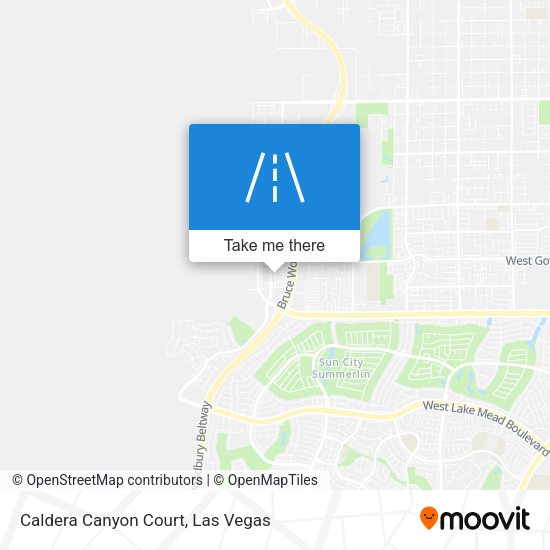 Caldera Canyon Court map