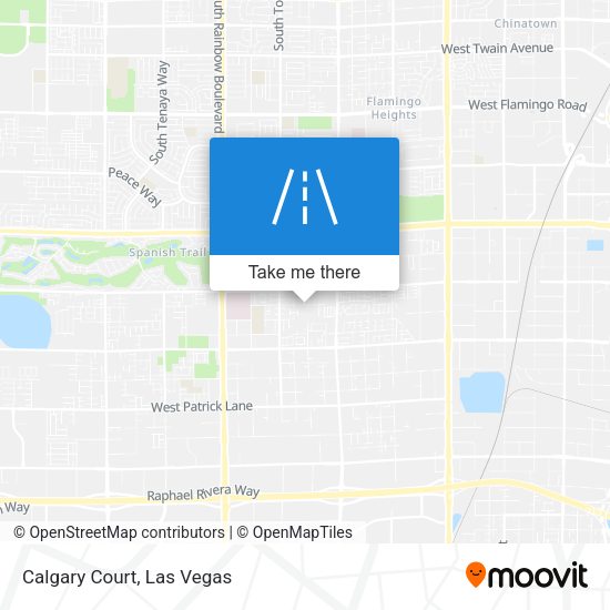 Mapa de Calgary Court