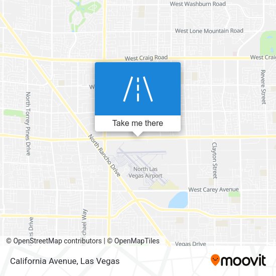 California Avenue map