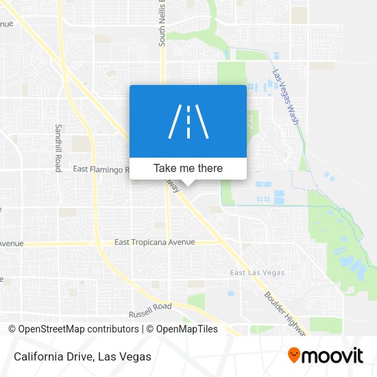 California Drive map