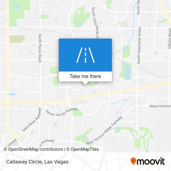 Mapa de Callaway Circle