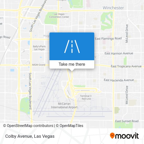 Mapa de Colby Avenue