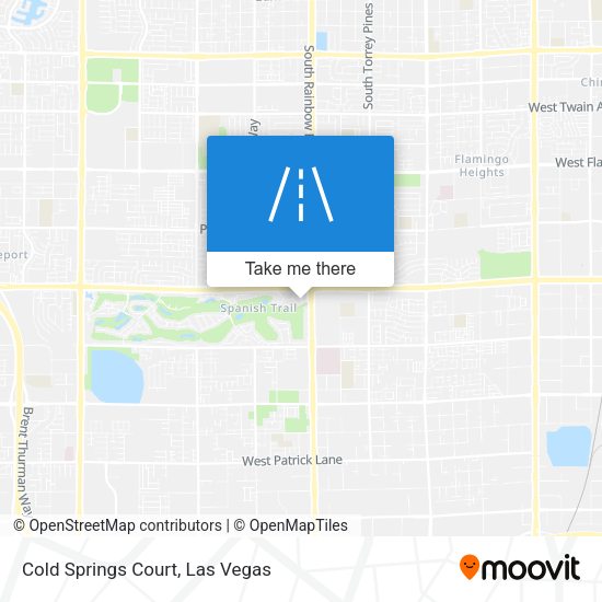 Mapa de Cold Springs Court