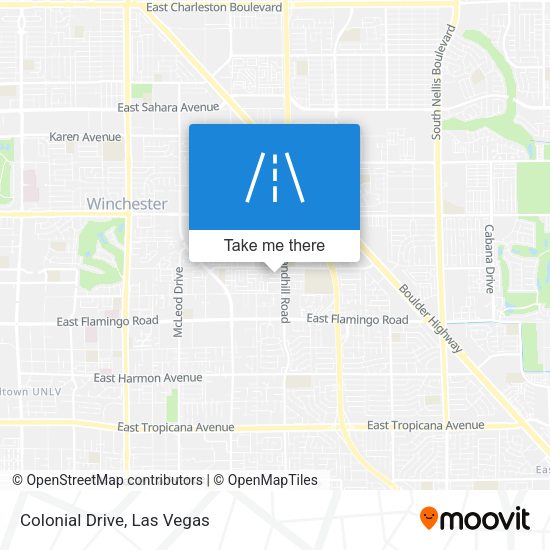 Mapa de Colonial Drive