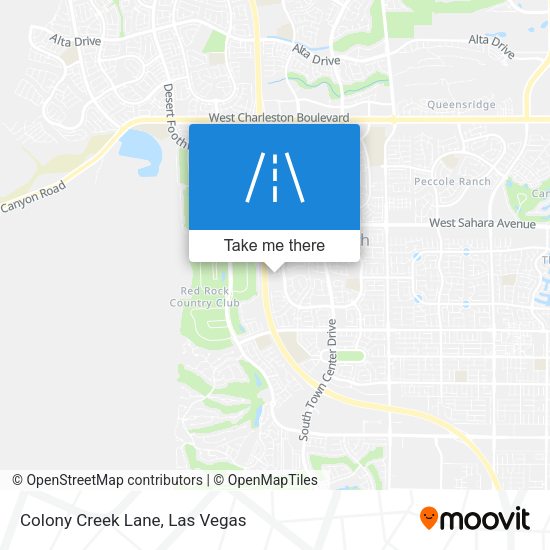 Mapa de Colony Creek Lane
