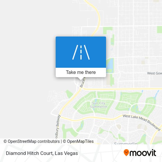 Diamond Hitch Court map