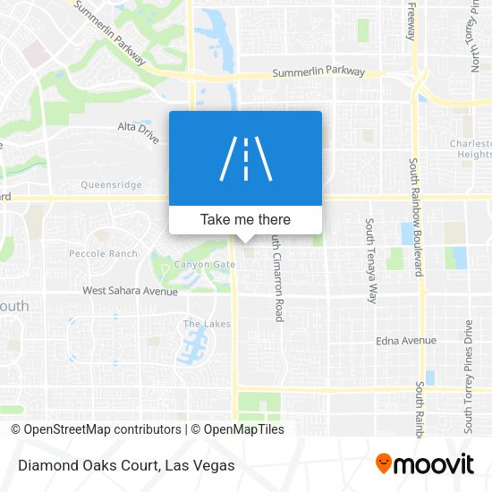 Mapa de Diamond Oaks Court