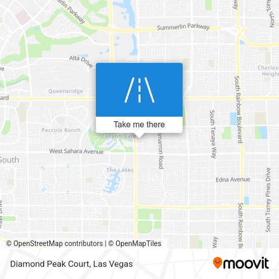 Mapa de Diamond Peak Court