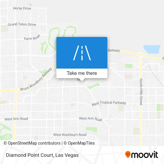 Diamond Point Court map