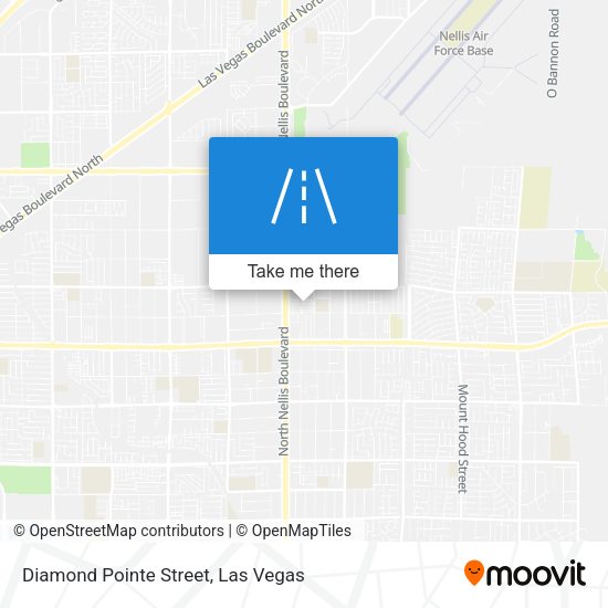Mapa de Diamond Pointe Street