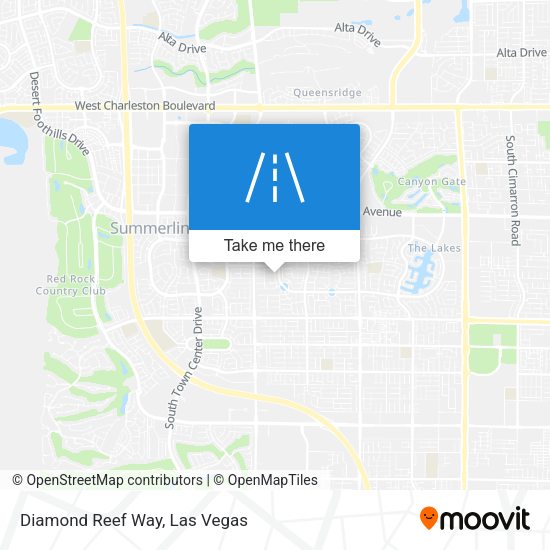 Mapa de Diamond Reef Way