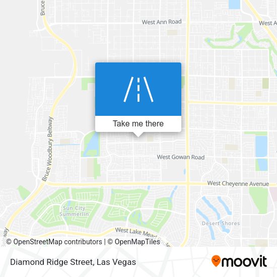 Diamond Ridge Street map