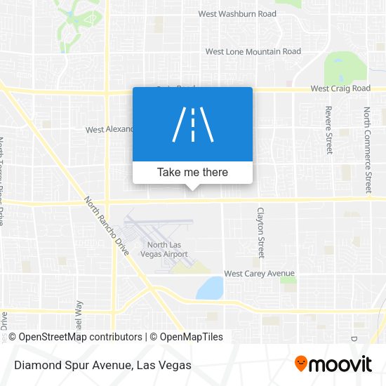 Diamond Spur Avenue map